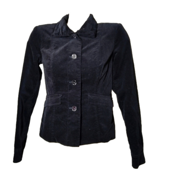 MICHAEL Michael Kors Black Velour Jacket  XS - Picture 1 of 7